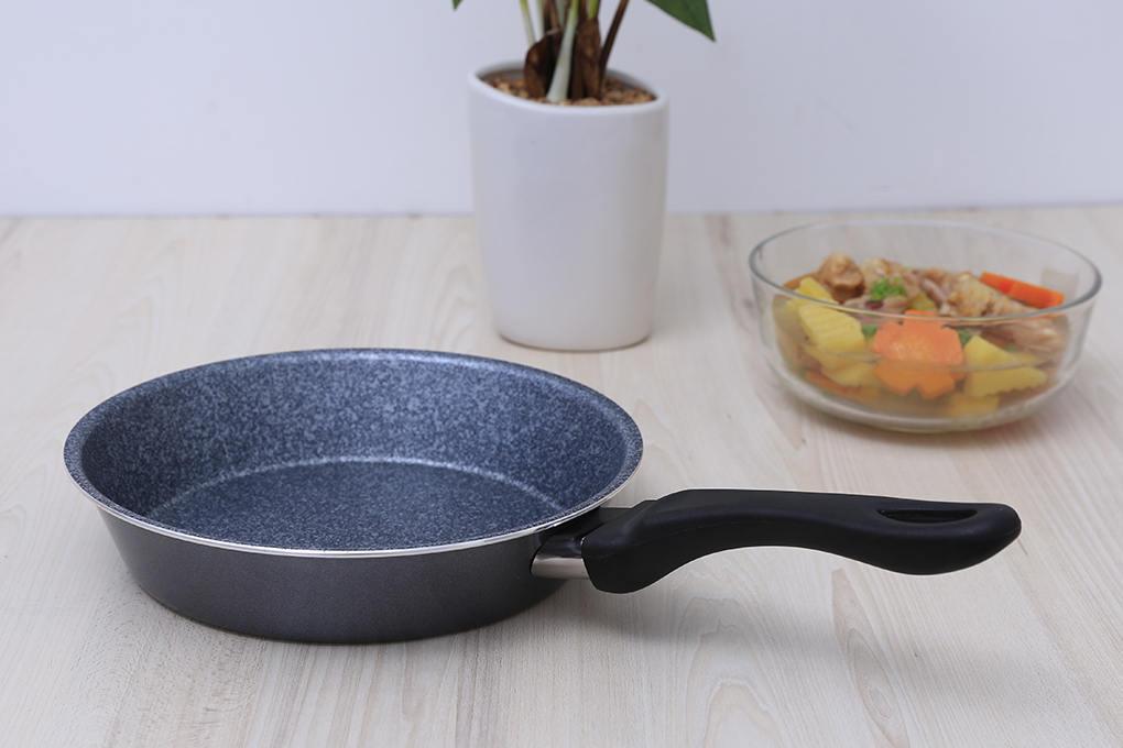 [HCM]Chảo Vân Đá Bếp Từ Siêu Bền 24cm Happy Cook MFP-24IH