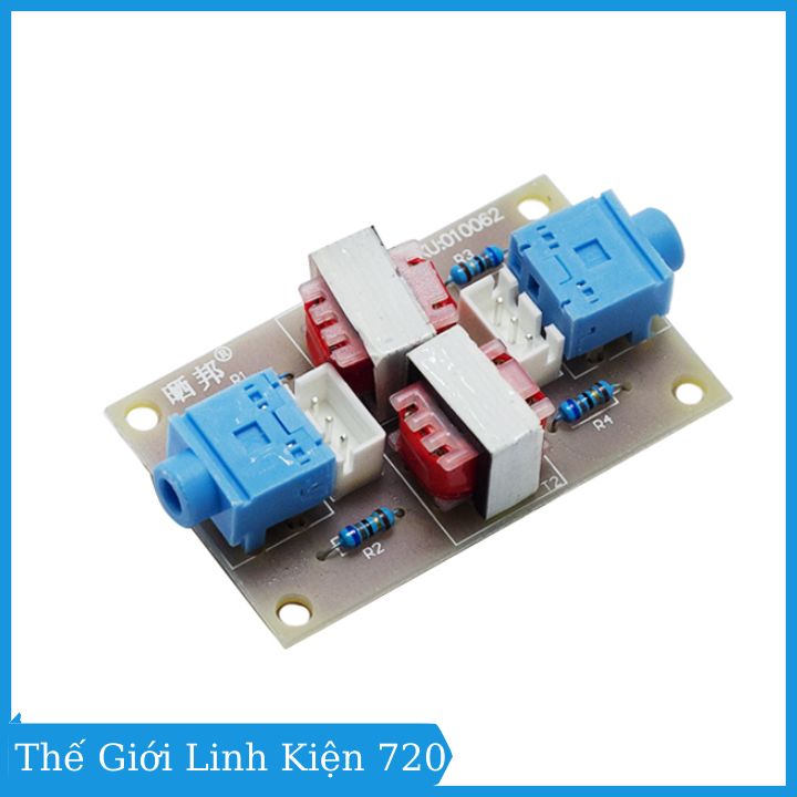 Module cách li lọc nhiễu âm thanh in/out jack Audio