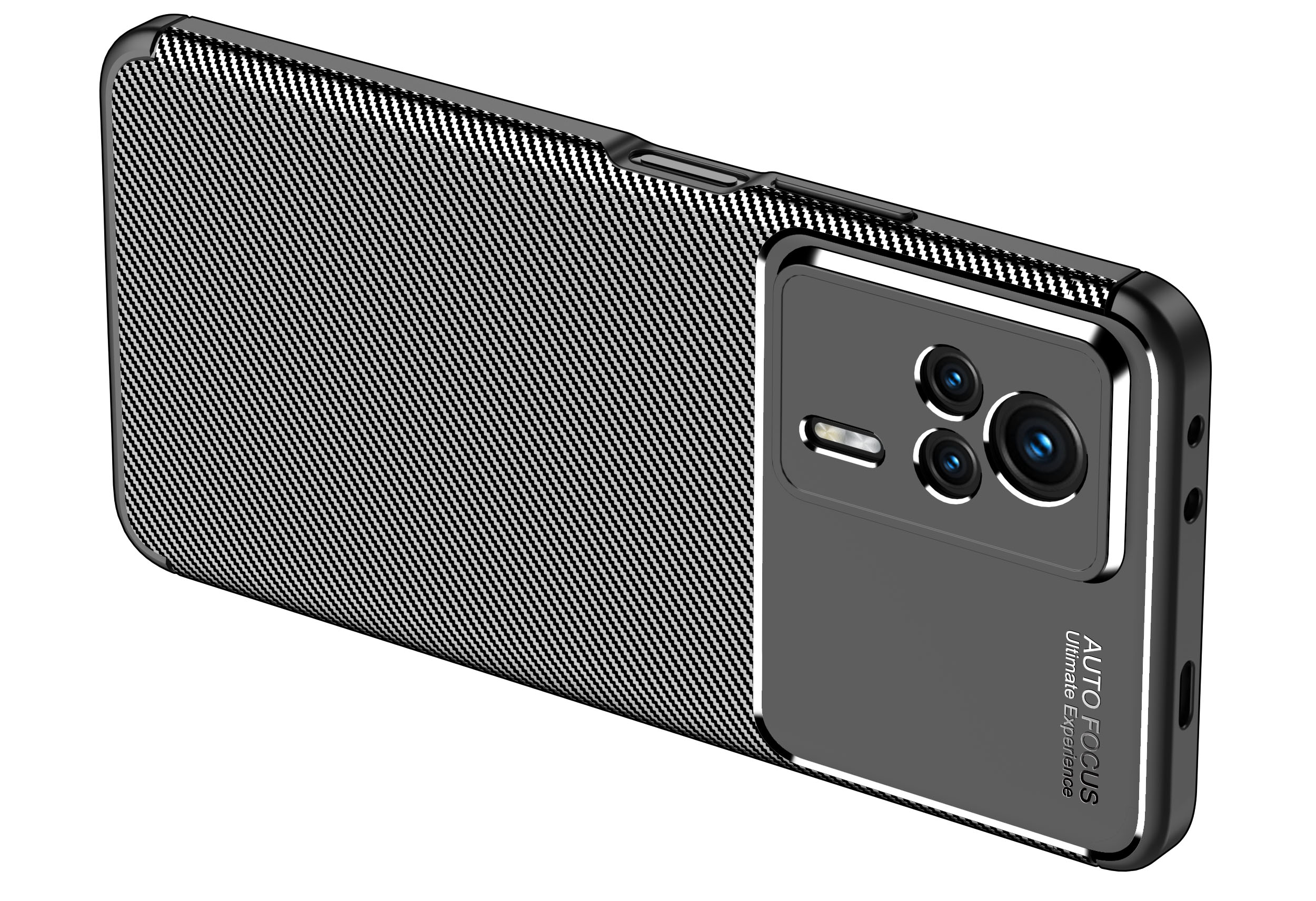 Ốp lưng Redmi K60E chống sốc vân rằn ri hiệu Auto Focus cao cấp