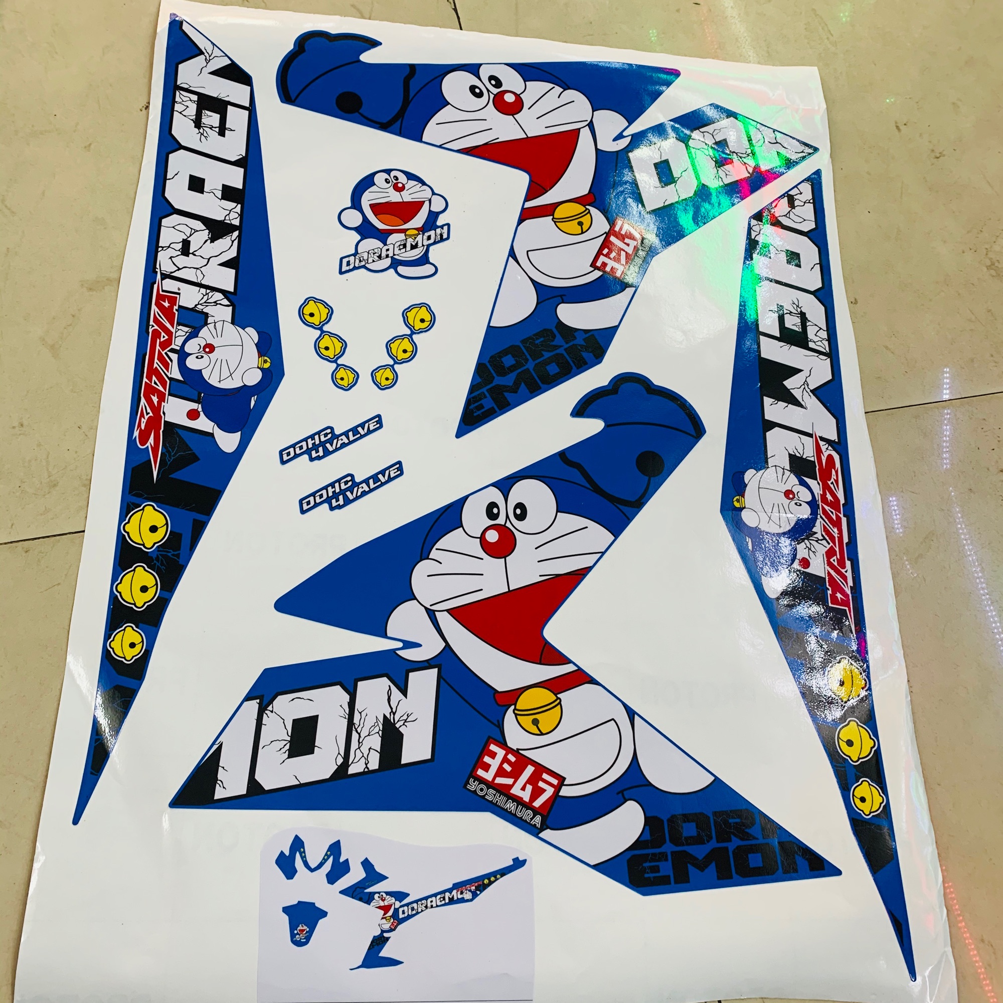 [HCM]Tem rời satria- raider doremon