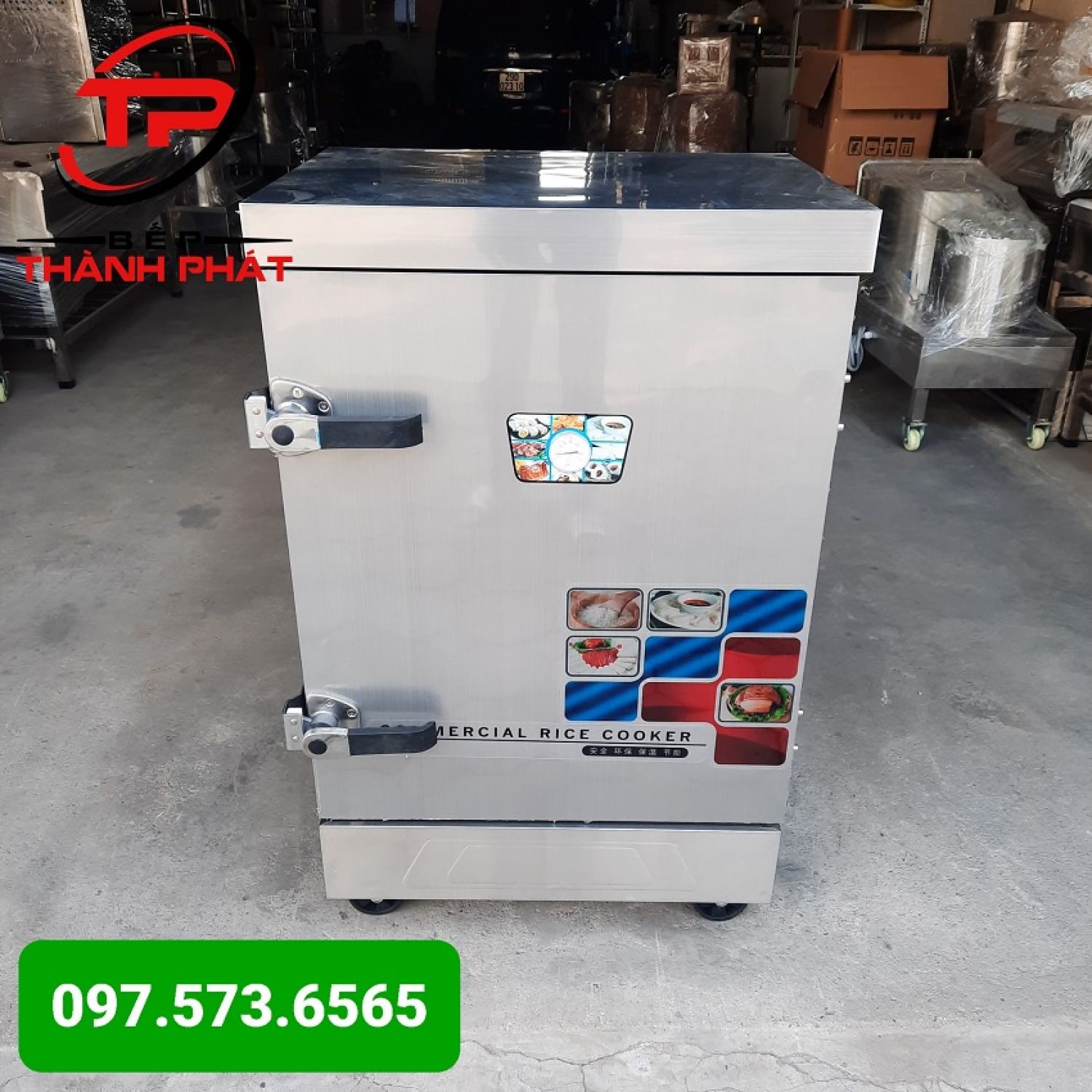 Tủ nấu cơm 8 khay giá rẻ, Bảo hành 12 tháng,
