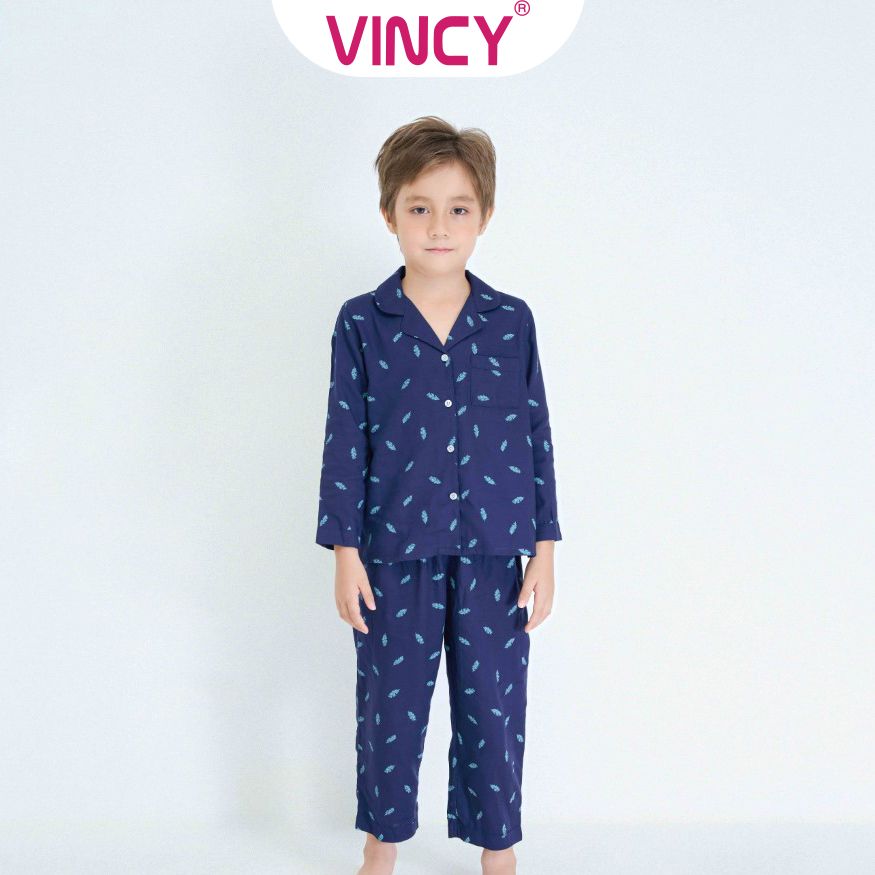 [Mua 3 giảm 20%, mua 2 giảm 15%] Bộ piijama dài tay, chất liệu kate họa tiết đặc trưng NOEL cho bé SDK011W12