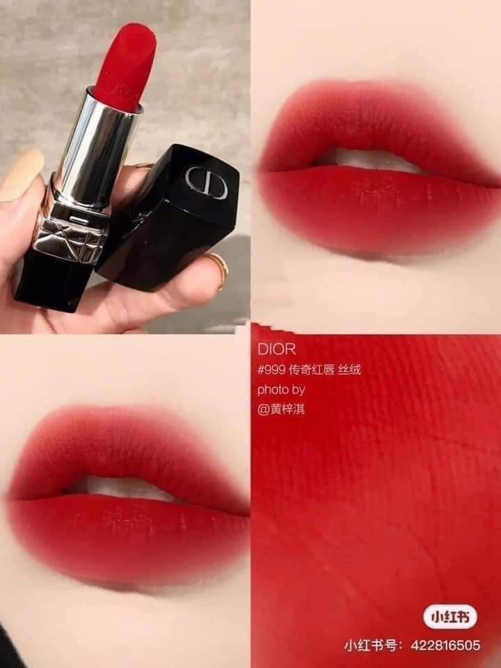 SON DIOR MINI MÀU 999 HUYỀN THOẠI -  UNBOX