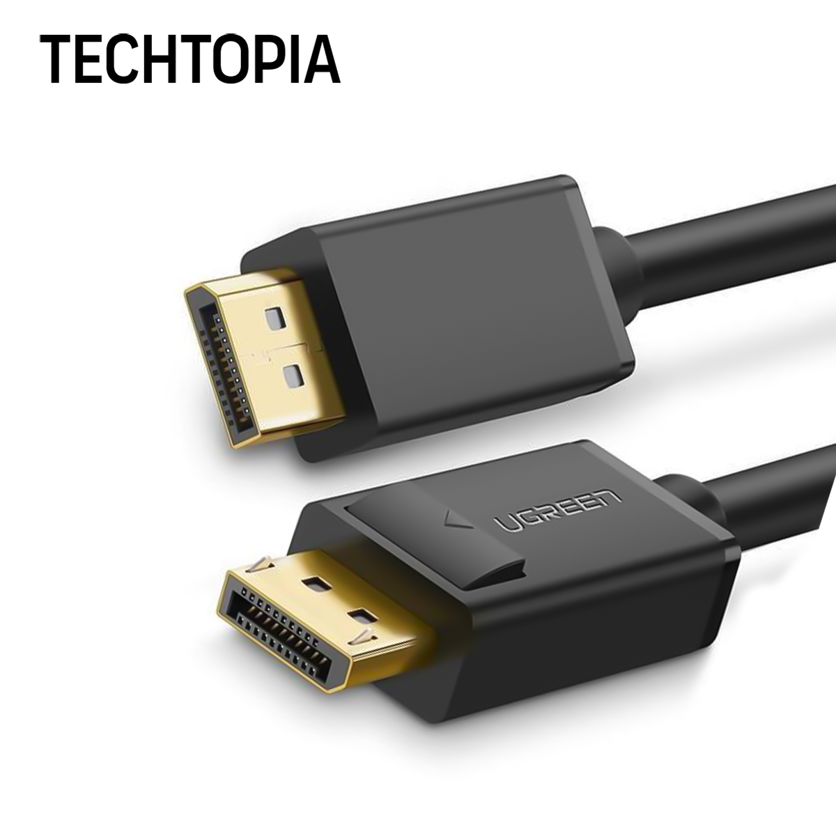 Dây cáp DisplayPort 2 đầu đực tốc độ 21.6Gbps dài 1-5M UGREEN DP102