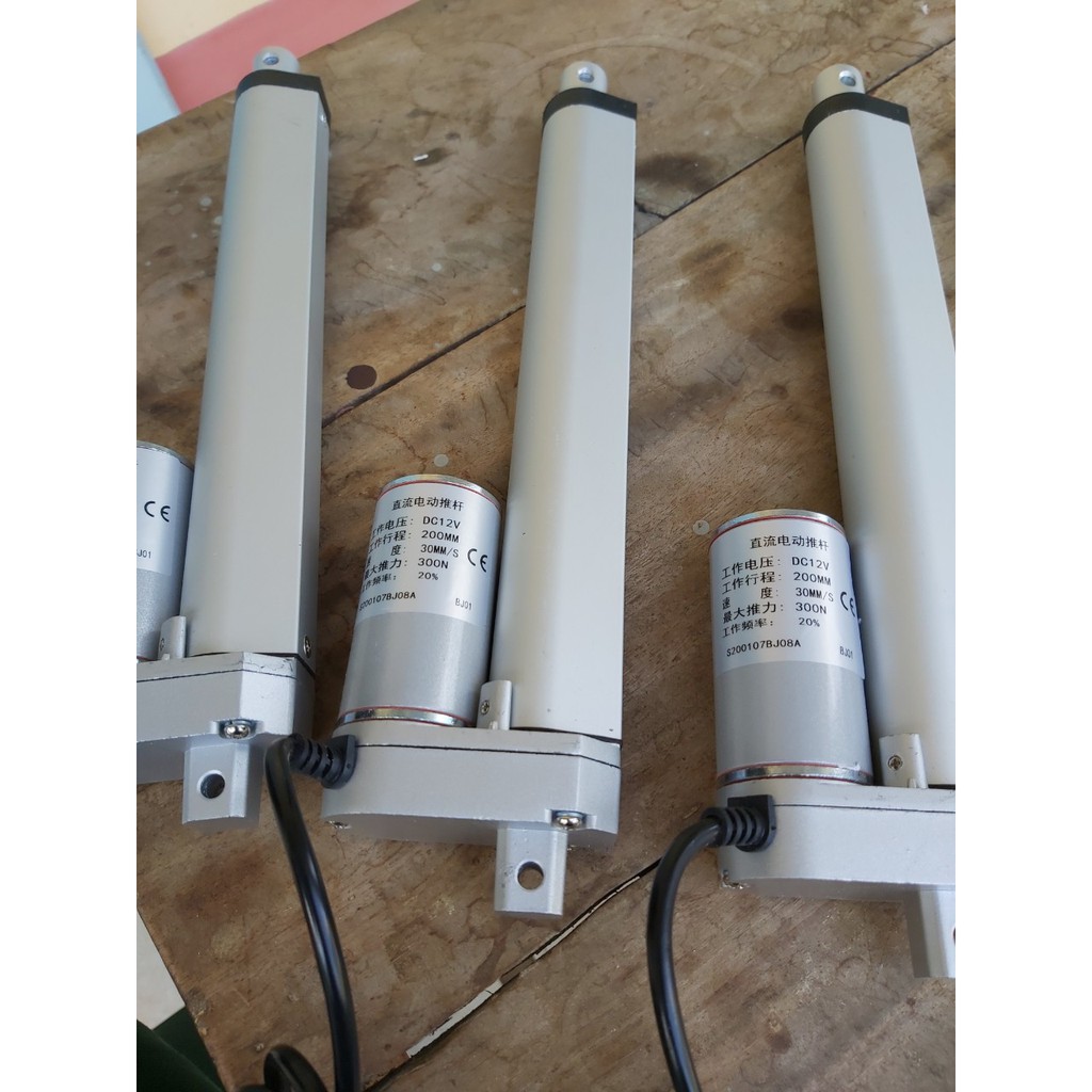 Xi lanh điện tốc độ 30mm/s Hành trình 300mm