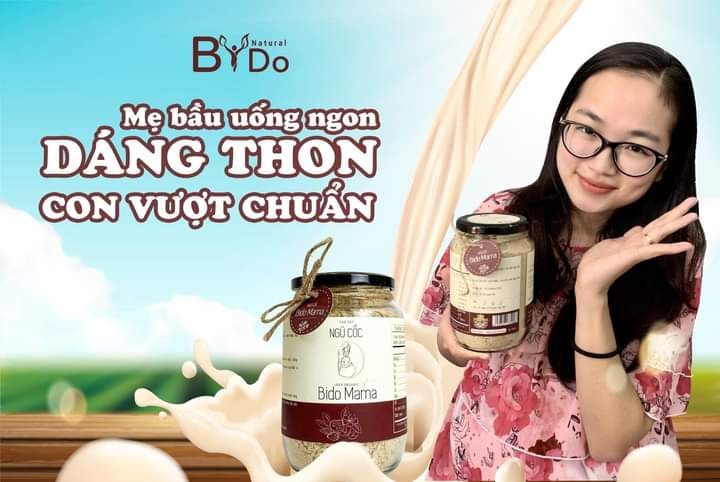 Combo 2 hộp ngũ cốc bầu Bidomama