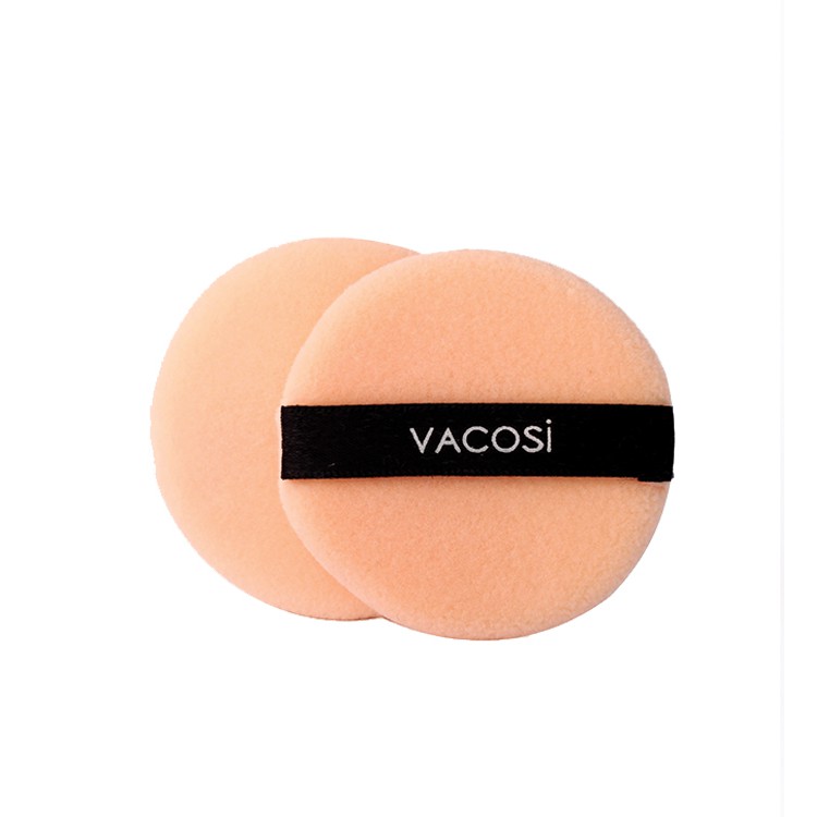 [HCM]Bông phấn khô VACOSI SMALL ROUND PUFF 2PCS - BP01 ( 2 miêng )