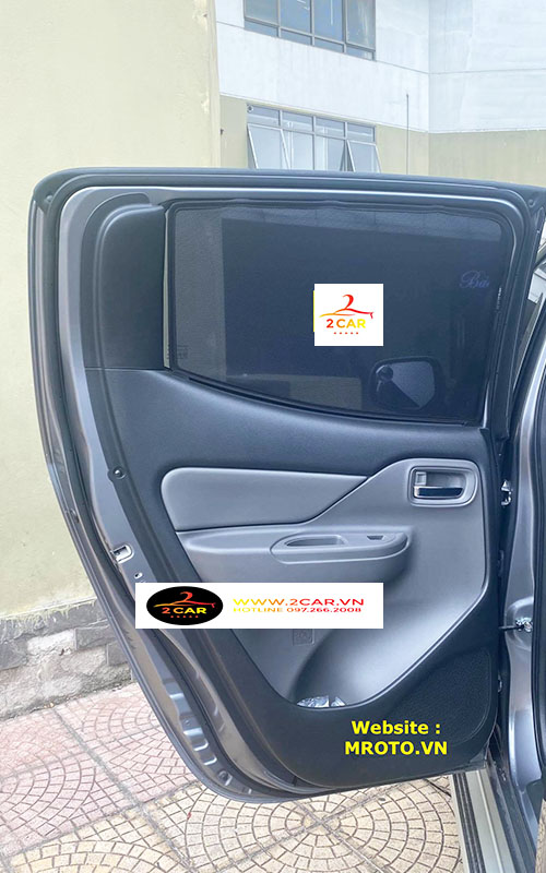 [RÈM LOẠI 1] Rèm Che Nắng Nam Châm Xe Mitsubishi Triton 2014-2018 Chuẩn Form Se Khít