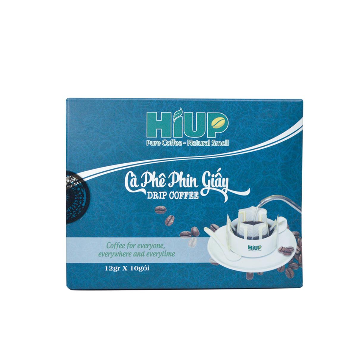 Combo 2 hộp cà phê phin giấy (hộp 10 phin x 12gr) - HIUP Coffee