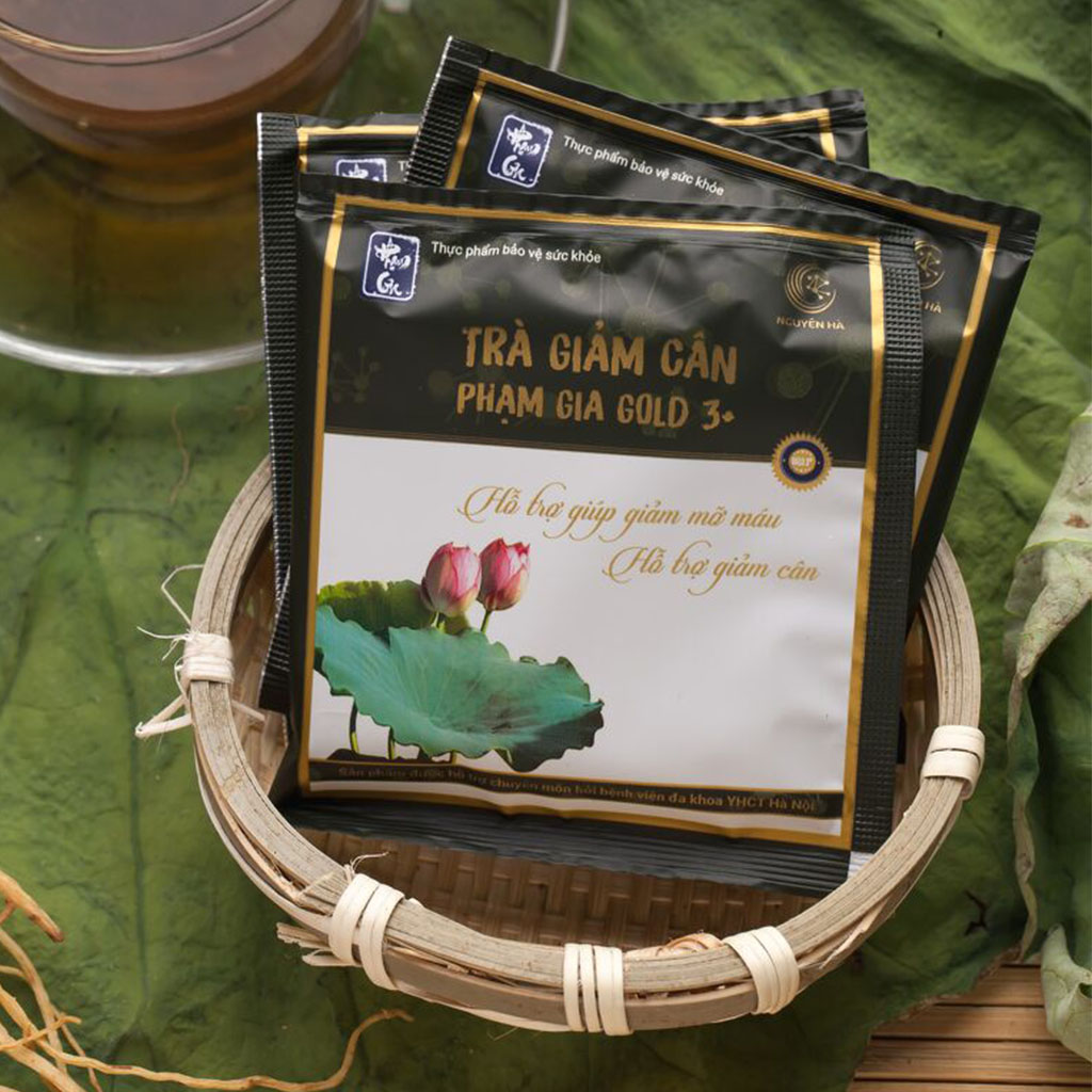 Trà giảm cân Phạm Gia Gold 3+