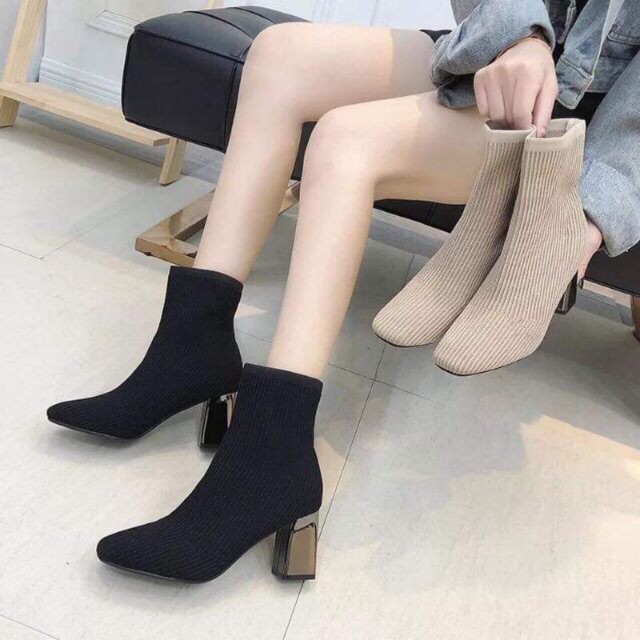 Bốt len chất dày đẹp