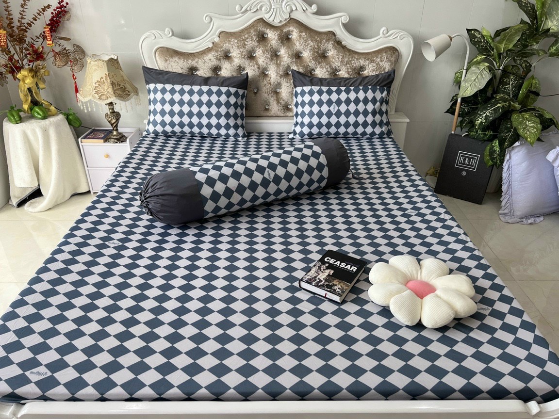 (1M4*2M) Bô drap ga thun Han quốc Vạn phát không mền