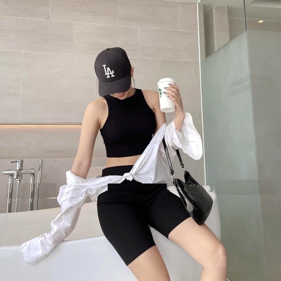 Áo Ba Lỗ Croptop Bozip siêu hot HARI