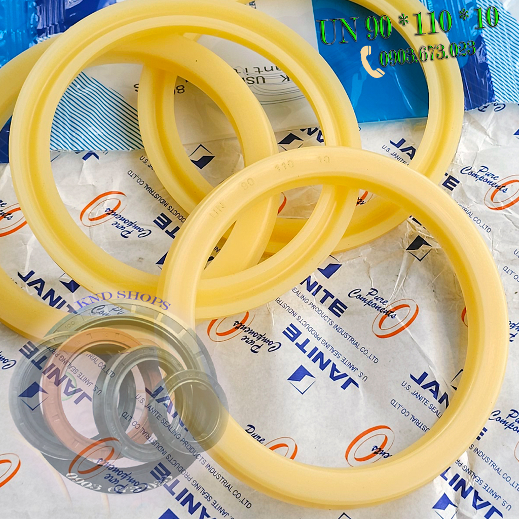[01pcs] Hydraulic Seal for Rod and Piston System DZ UN 90*110*12 | UN 90*100*10 | UN 90*110*10 | UN 95*115*12 | NOK USI 90*100*6