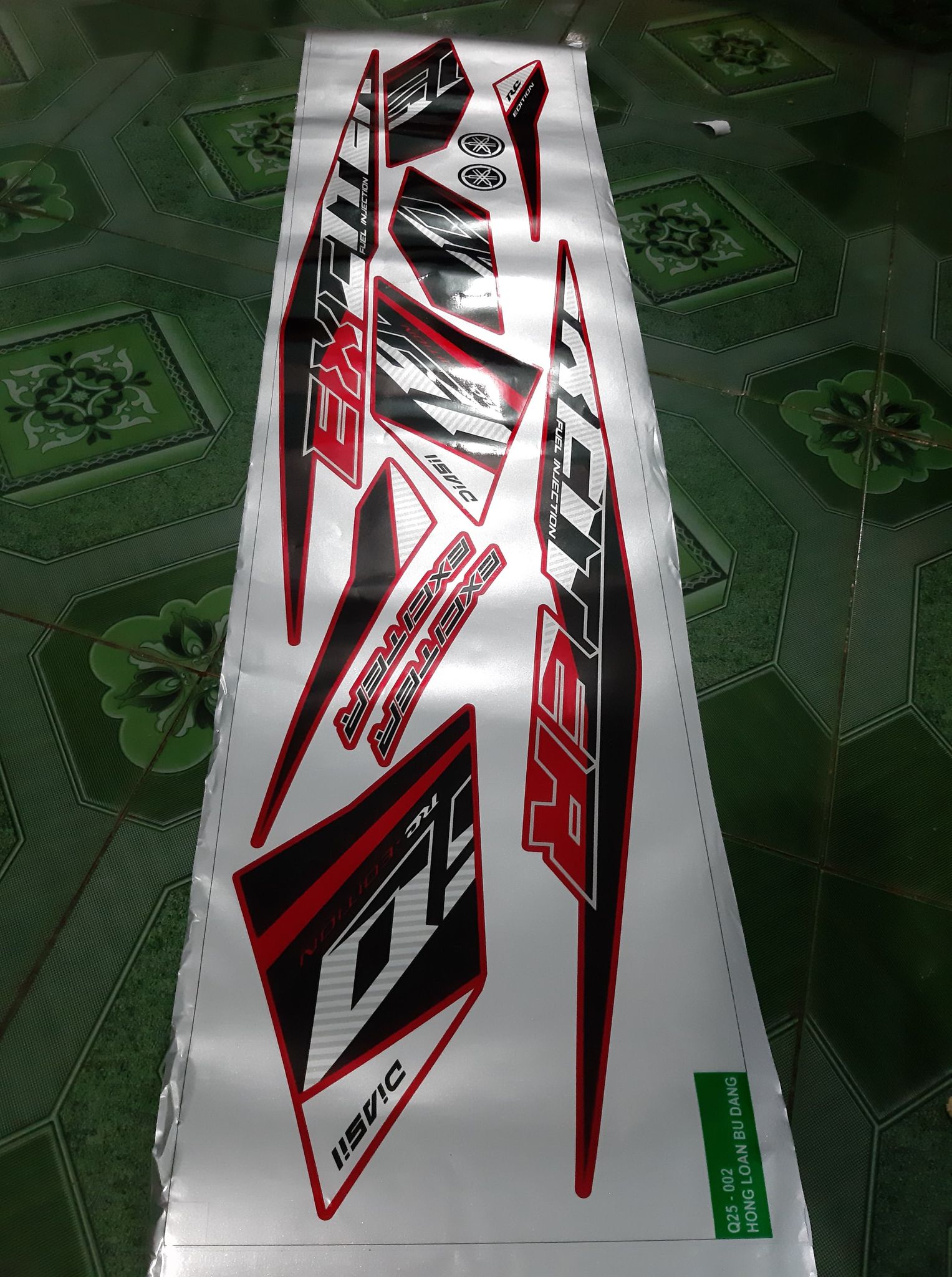 tem rời candy ex 150 2020 xe đỏ
