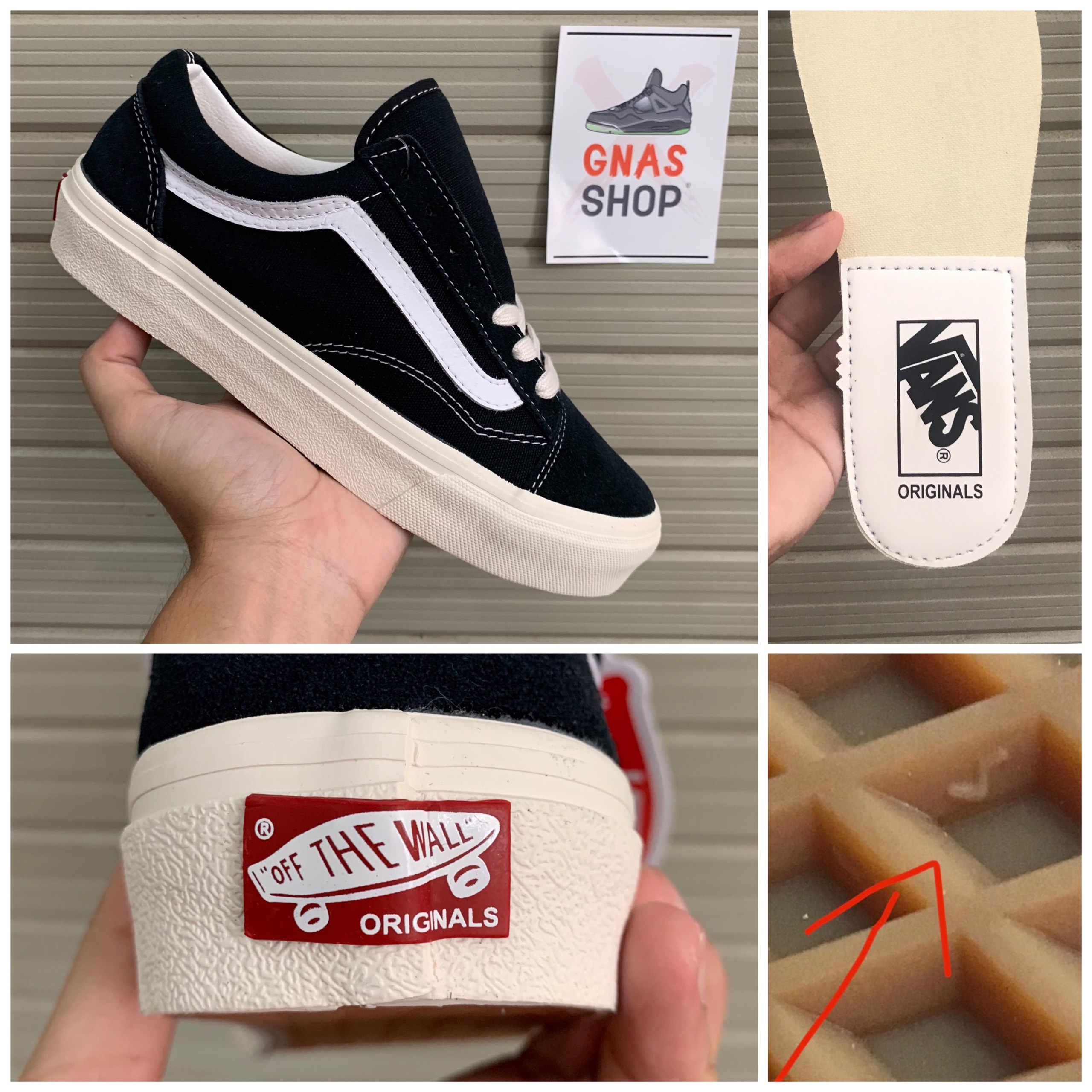 [HCM]Giày Vans Vault đen - chuẩn 11 (lót da + gót original)