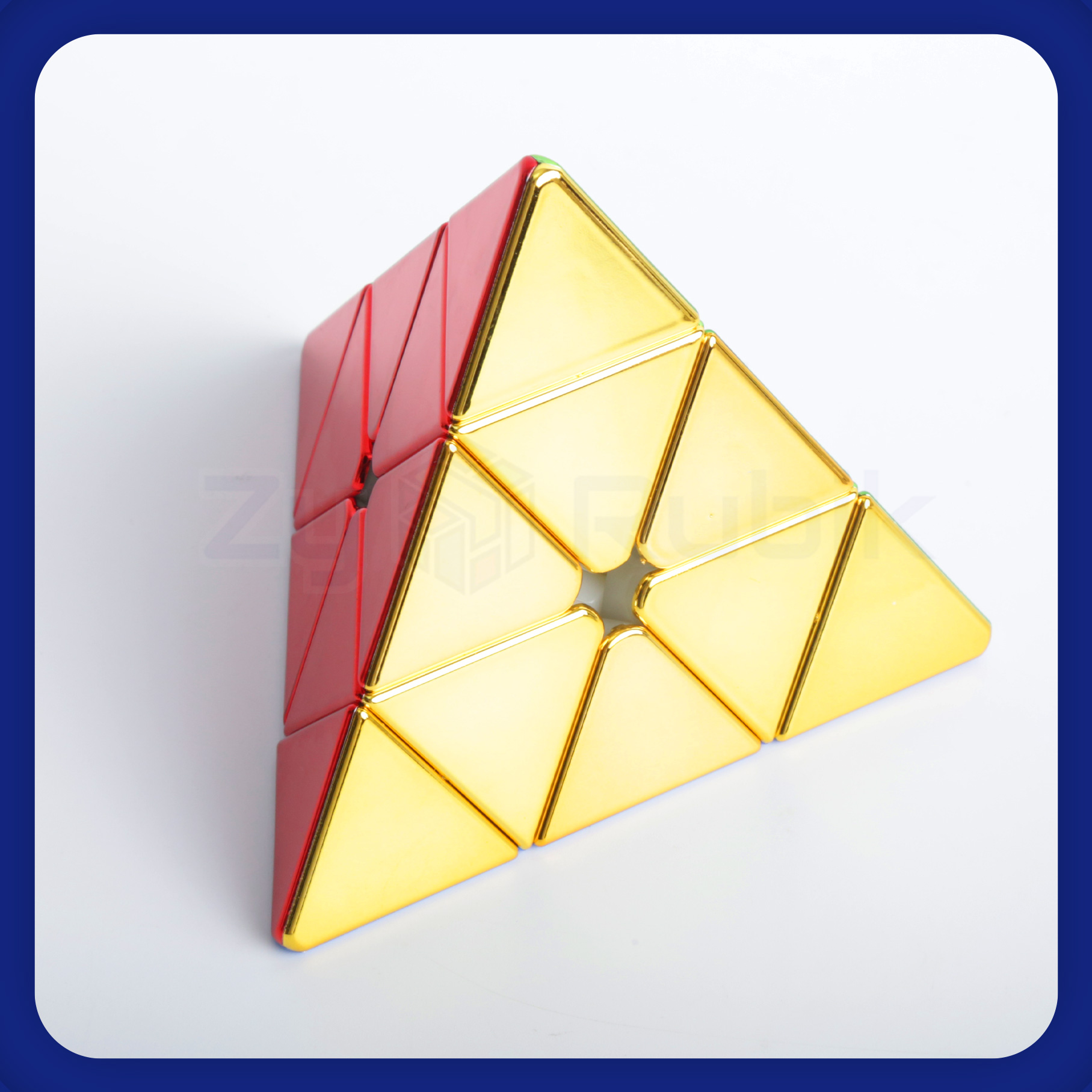 Rubik Biến Thể Sengso Pyraminx Metallic Magnetic Stickerless- Rubic Tam Giác Có Nam Châm- Zyo Rubik