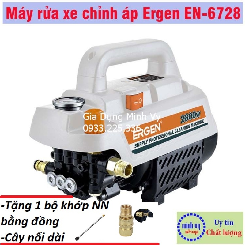 Máy chỉnh áp xịt rửa xe, máy lạnh, điều hòa Ergen EN-6728 - 2800W