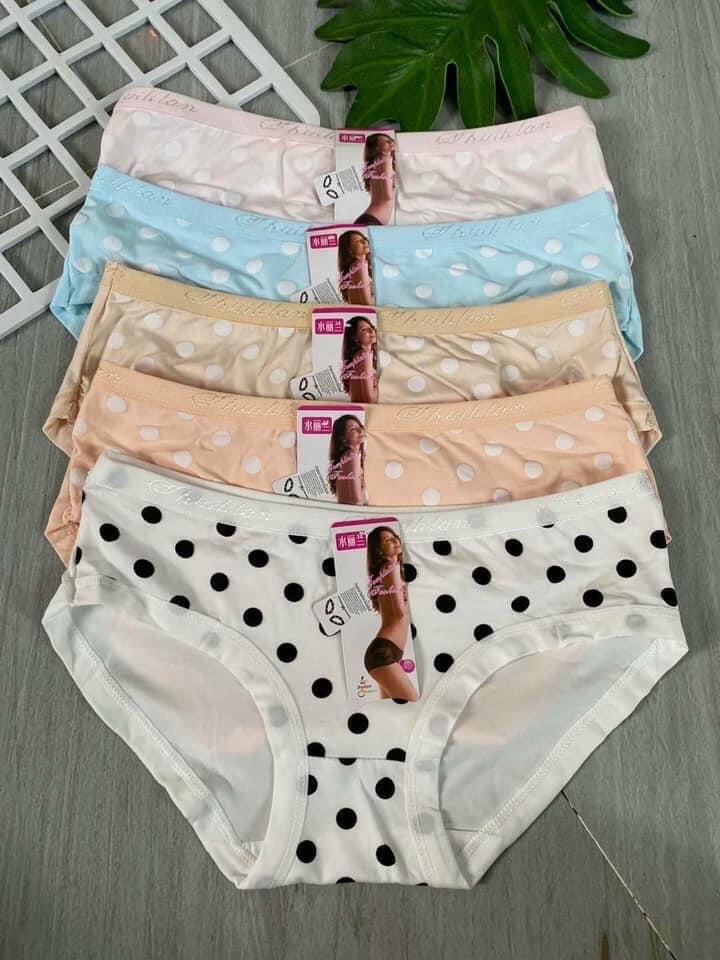 Combo 09 quần lót nữ chấm bi