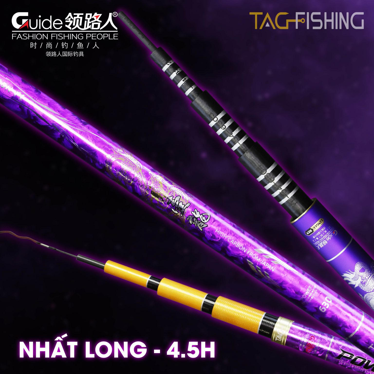Cần Tay Guide Nhất Long F1 4,5H 28i