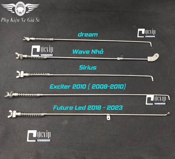 Đũa thắng inox 304 gắn xe future led 2018 - 2023, exciter 2010, dream, wave 100cc, sirius ms5719