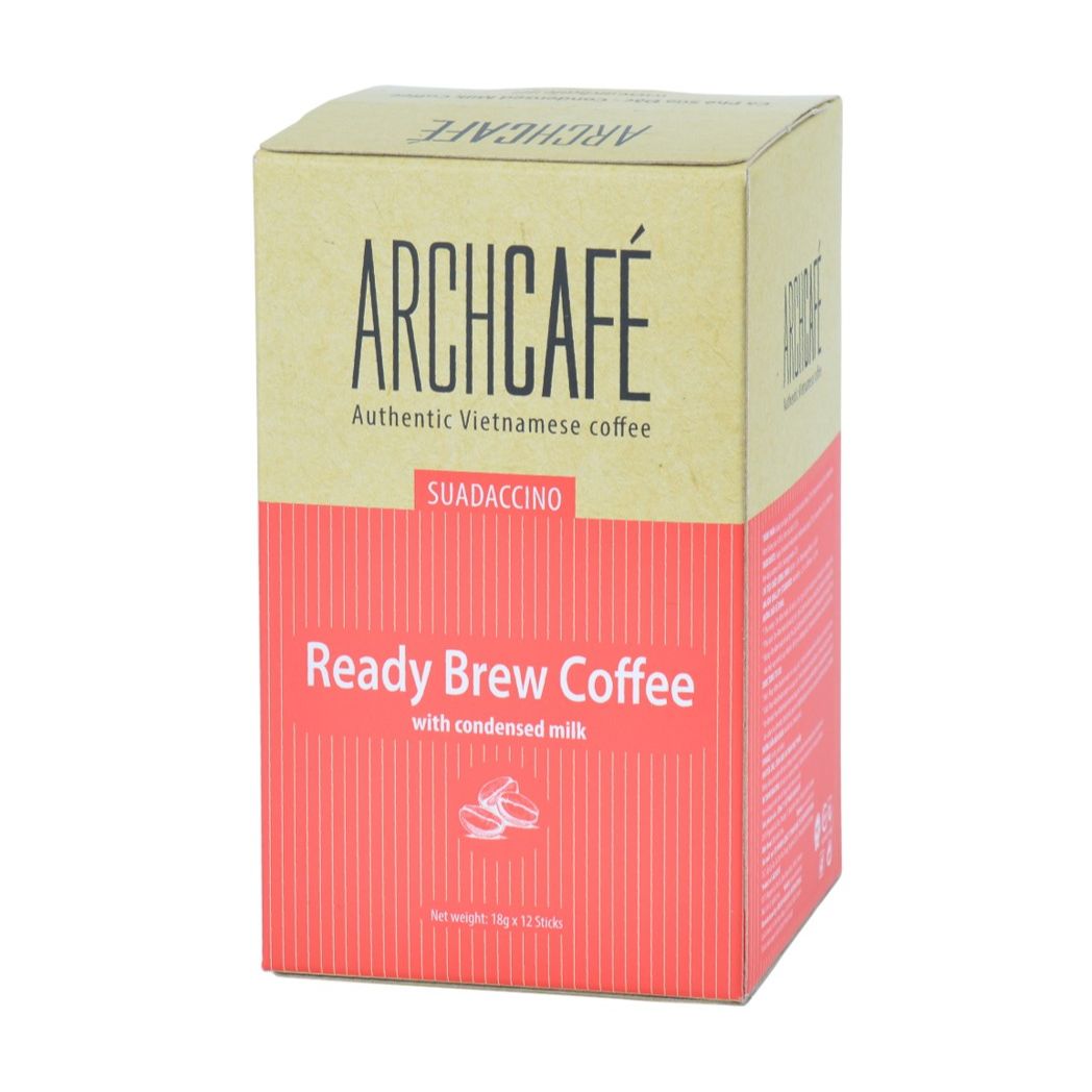 Combo 2 Cà Phê Sữa Đặc - Cafe hoà tan Archcafé (hộp 12 gói x 18g)