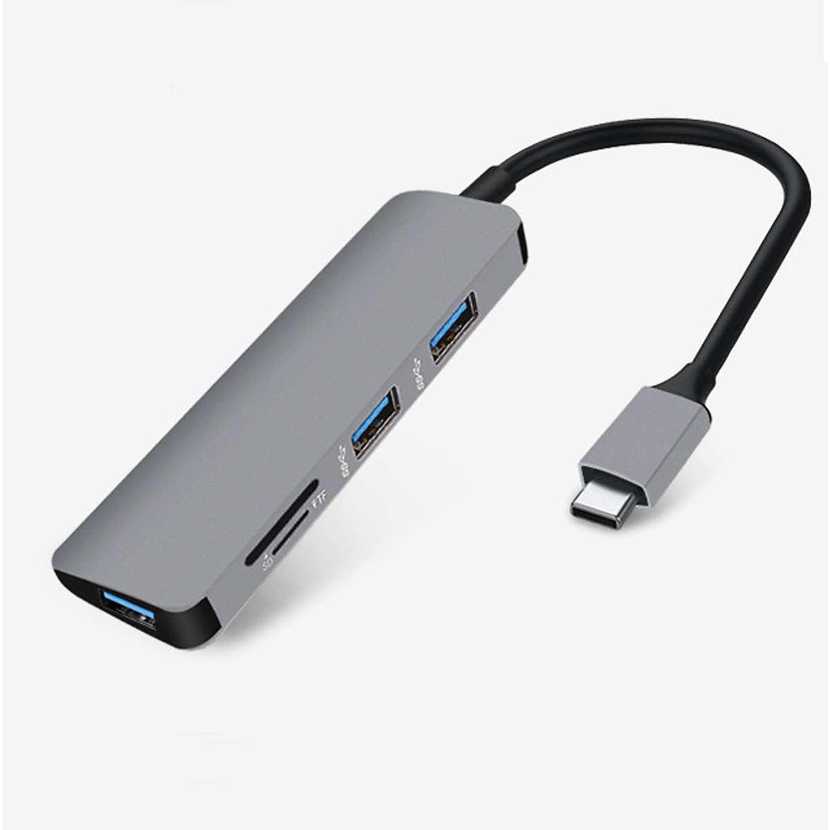 HUB Type C To 3 x USB 3.0 & SD/TF card