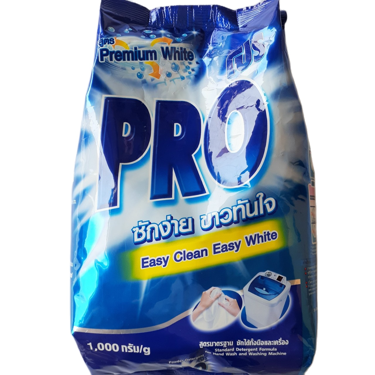 Bột giặt trắng sạch PRO Thái Lan 1kg