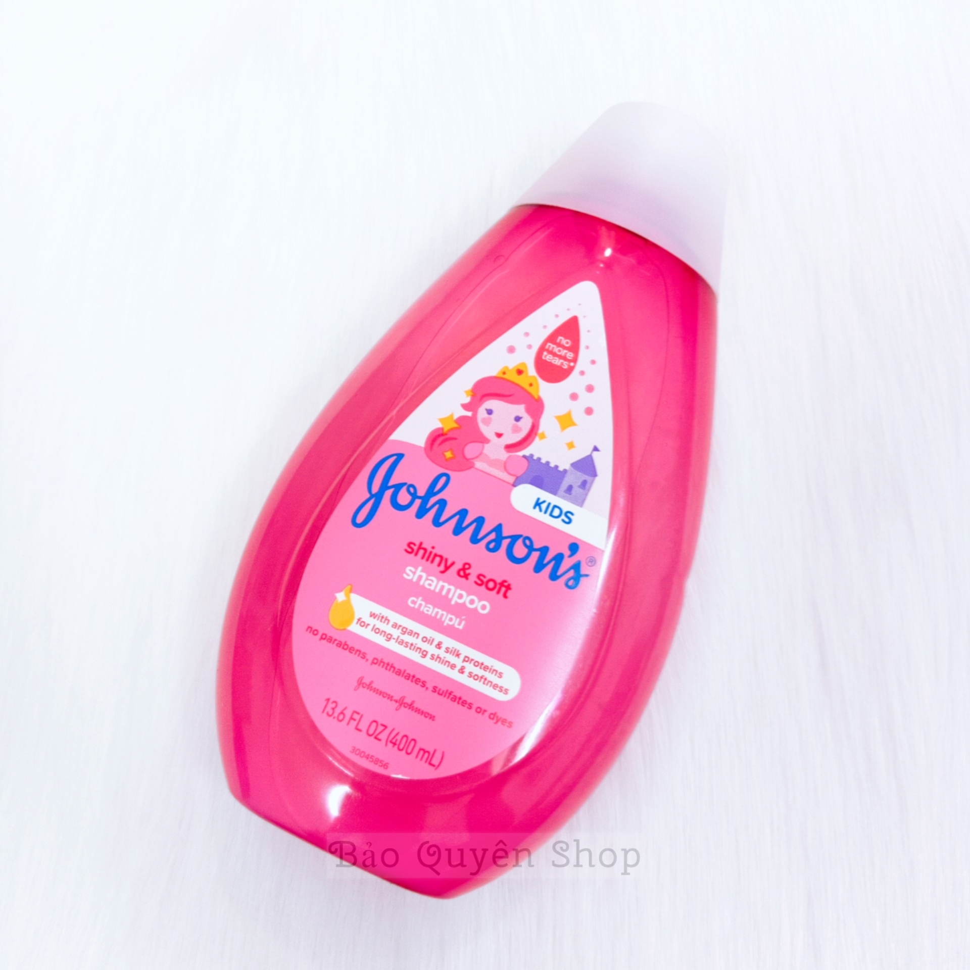 Dầu gội mượt tóc cho trẻ em Johnson s Kids Shiny & Soft Shampoo 400 mL