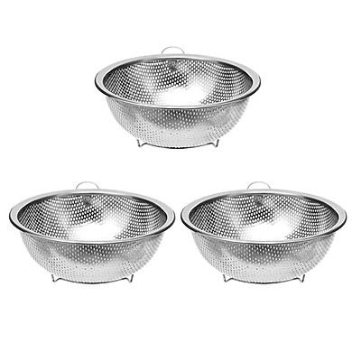 [HCM]Rổ Inox Dày Lỗ Nhỏ Kích Thước 28CM