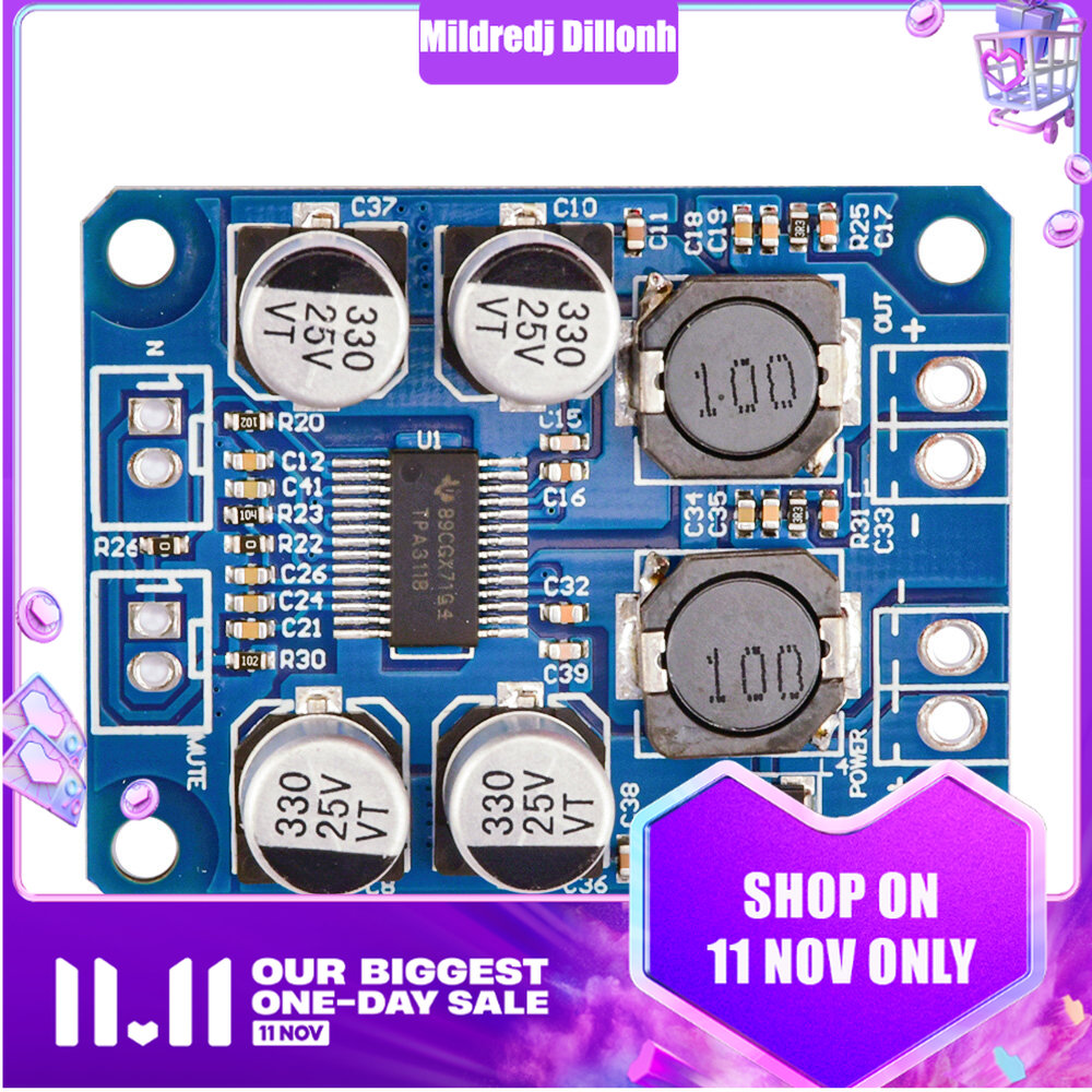 Tpa3118d2 mono audio receiving power amplifier board module 30w