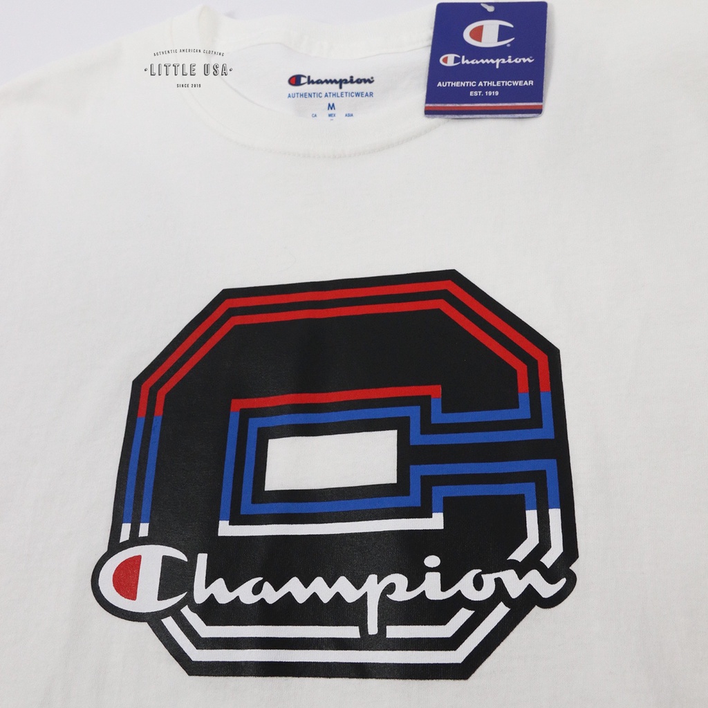 Áo Champion® Tagless Block C Logo - Unisex Nam Nữ