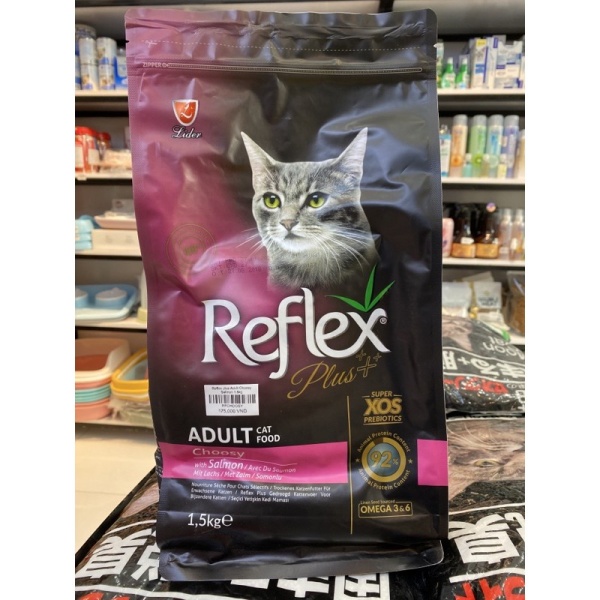 Reflex Plus Choosy 1,5KG - Vị Cá Hồi - Thức Ăn Hạt Cho Mèo Kén Ăn