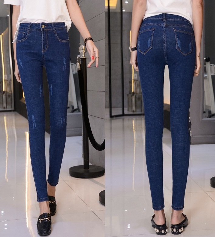 Quần jean nữ DÀI CÀO XƯỚC NHẸ  1032.110