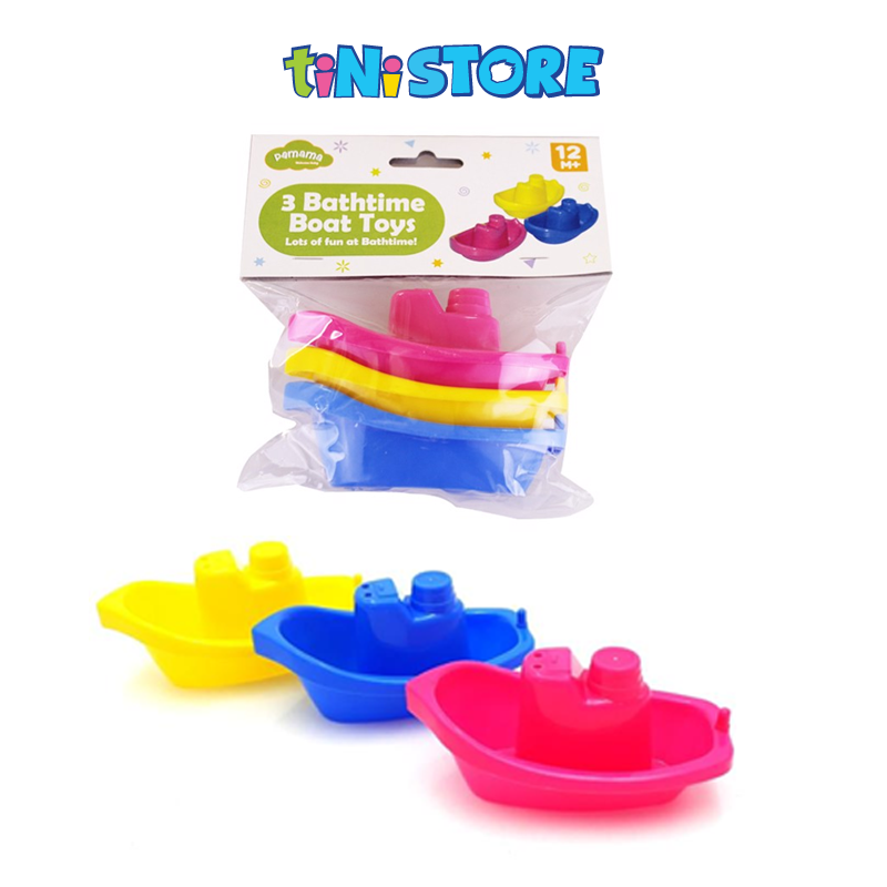 Đồ chơi nhà tắm bộ 3 tàu vui nhộn pamama p0108