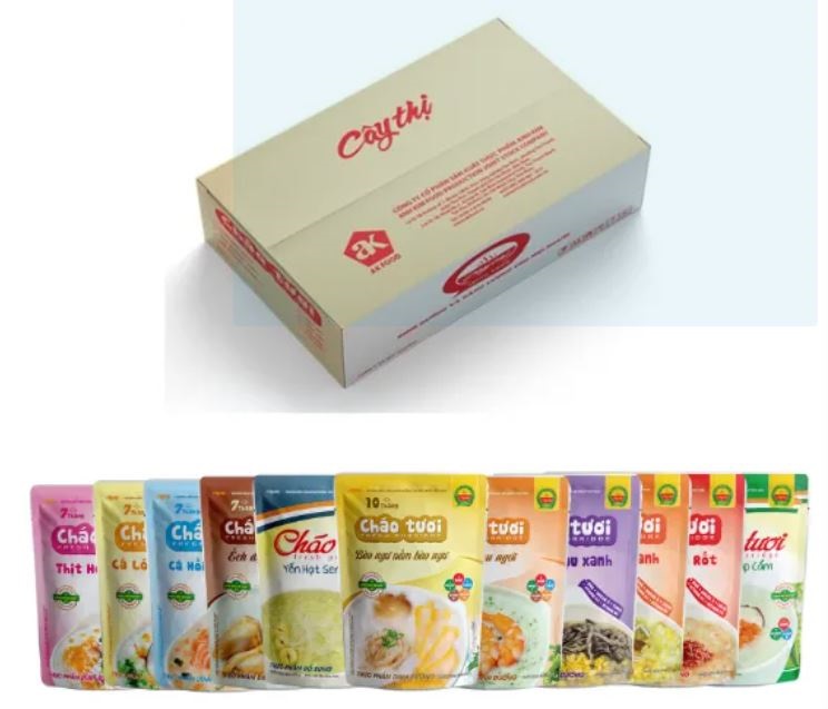 Cháo Tươi Cây Thị ăn liền đủ vị cho Bé từ 7 Tháng