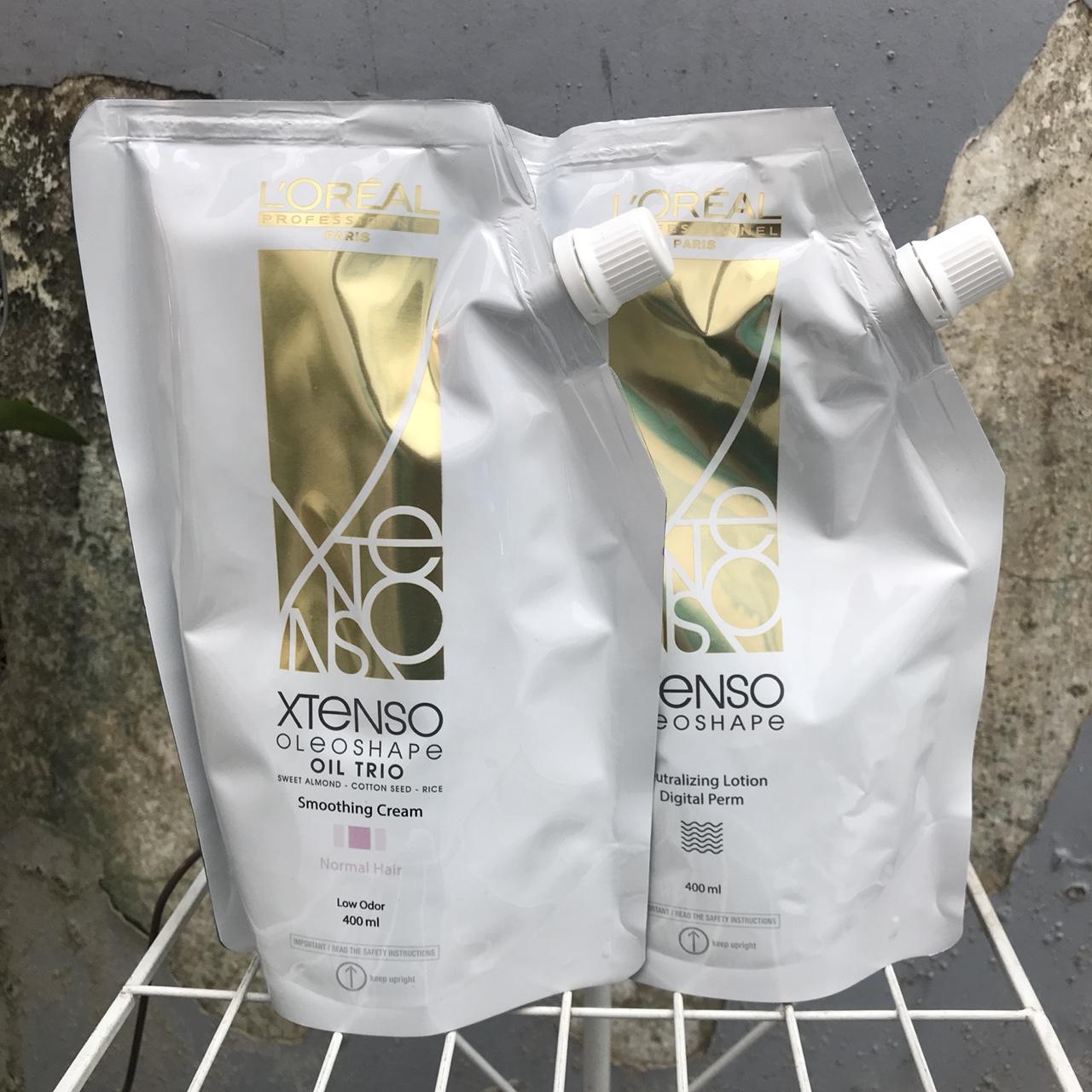[HCM]THUỐC UỐN NÓNG SETTING LOREAL X-TENSO OLEOSHAPE MẪU MỚI 400ML X 2