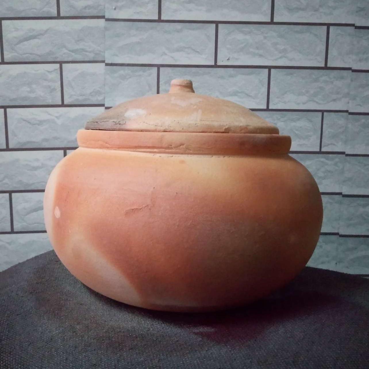 nồi đất nướng gà bụng 24 cm ( loại bé tí)