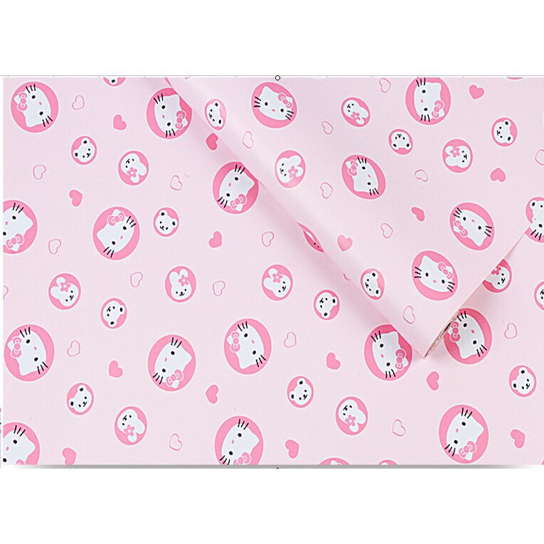 Cuộn 10 Mét Giấy Dán Tường Khổ 45cm Có Keo KS017 - Kitty