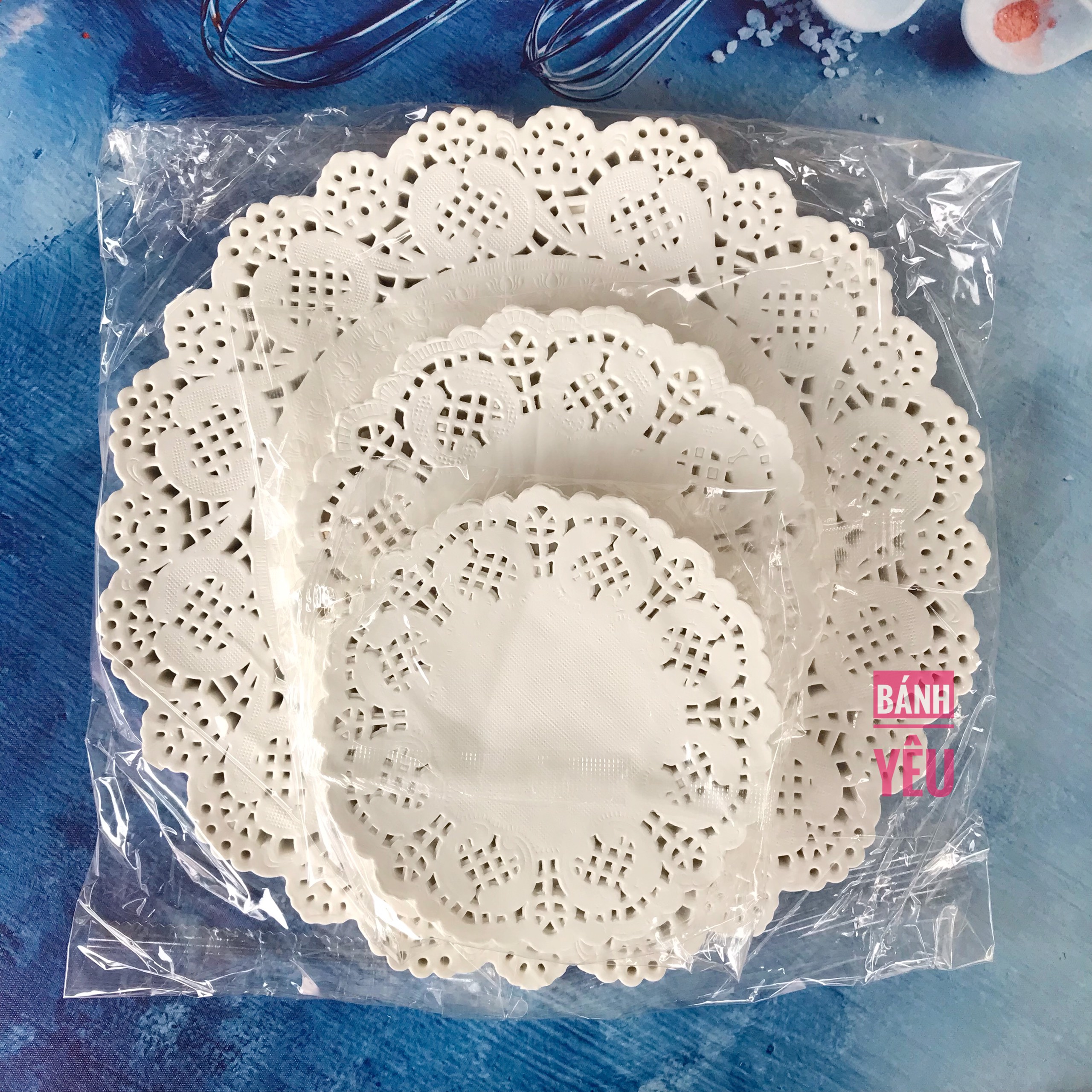 Giấy Ren Lót Bánh Trang Trí Xấp 140 Tờ