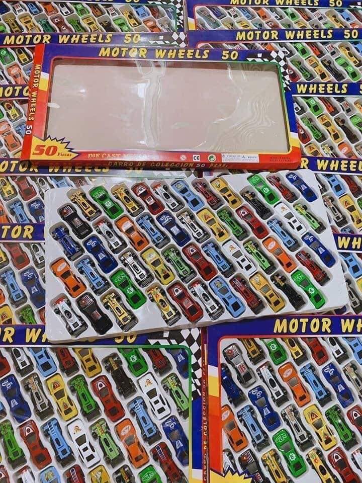 Set 50 ô tô sắt cho bé