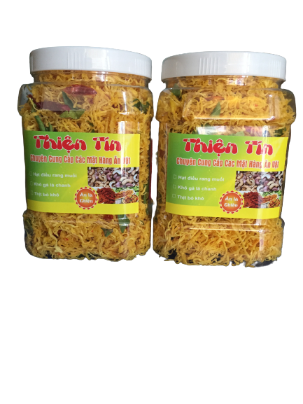 1kg khô gà lá chanh xé cay