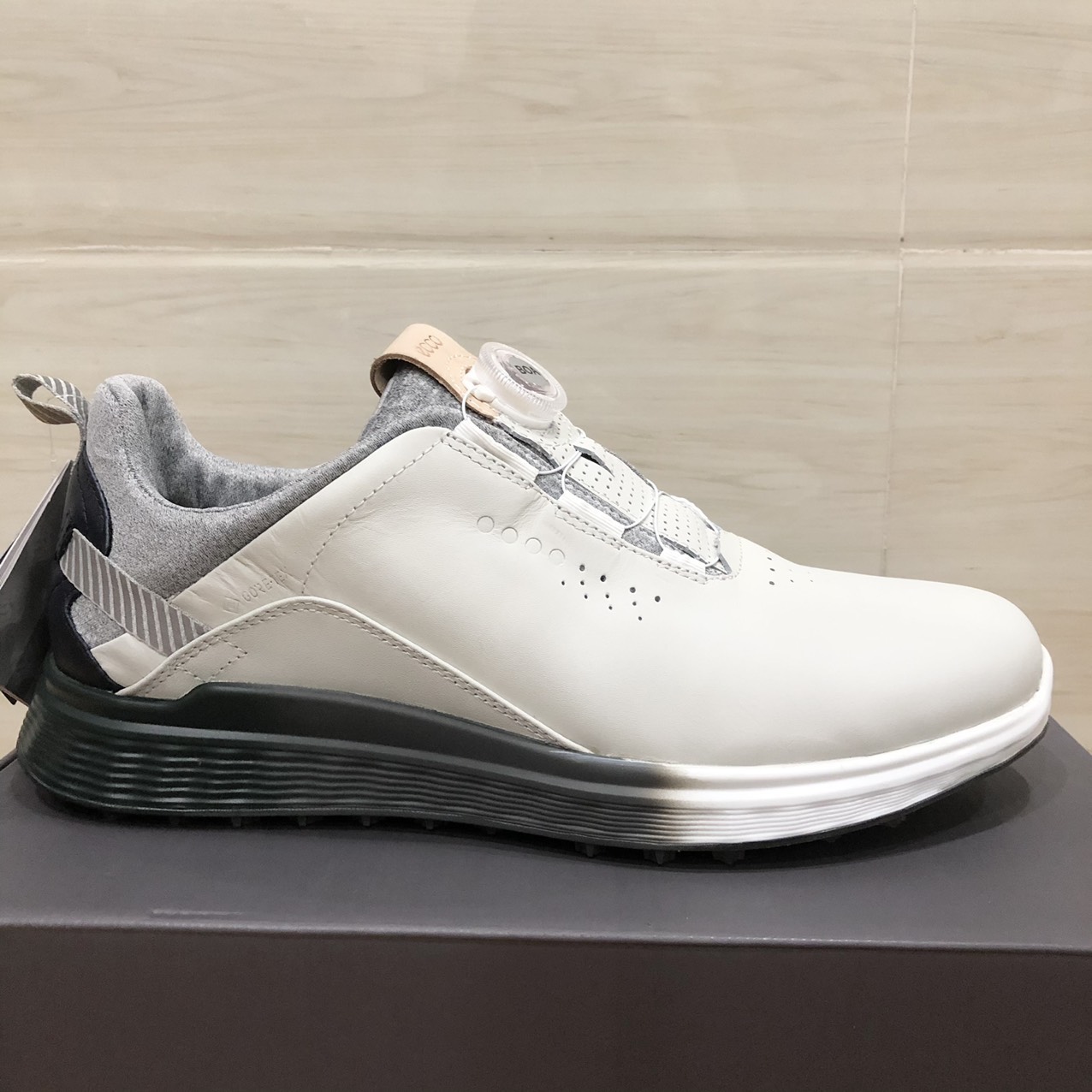 Giày Golf nam ECC cao cấp, Giầy golf chống thấm có nút vặn