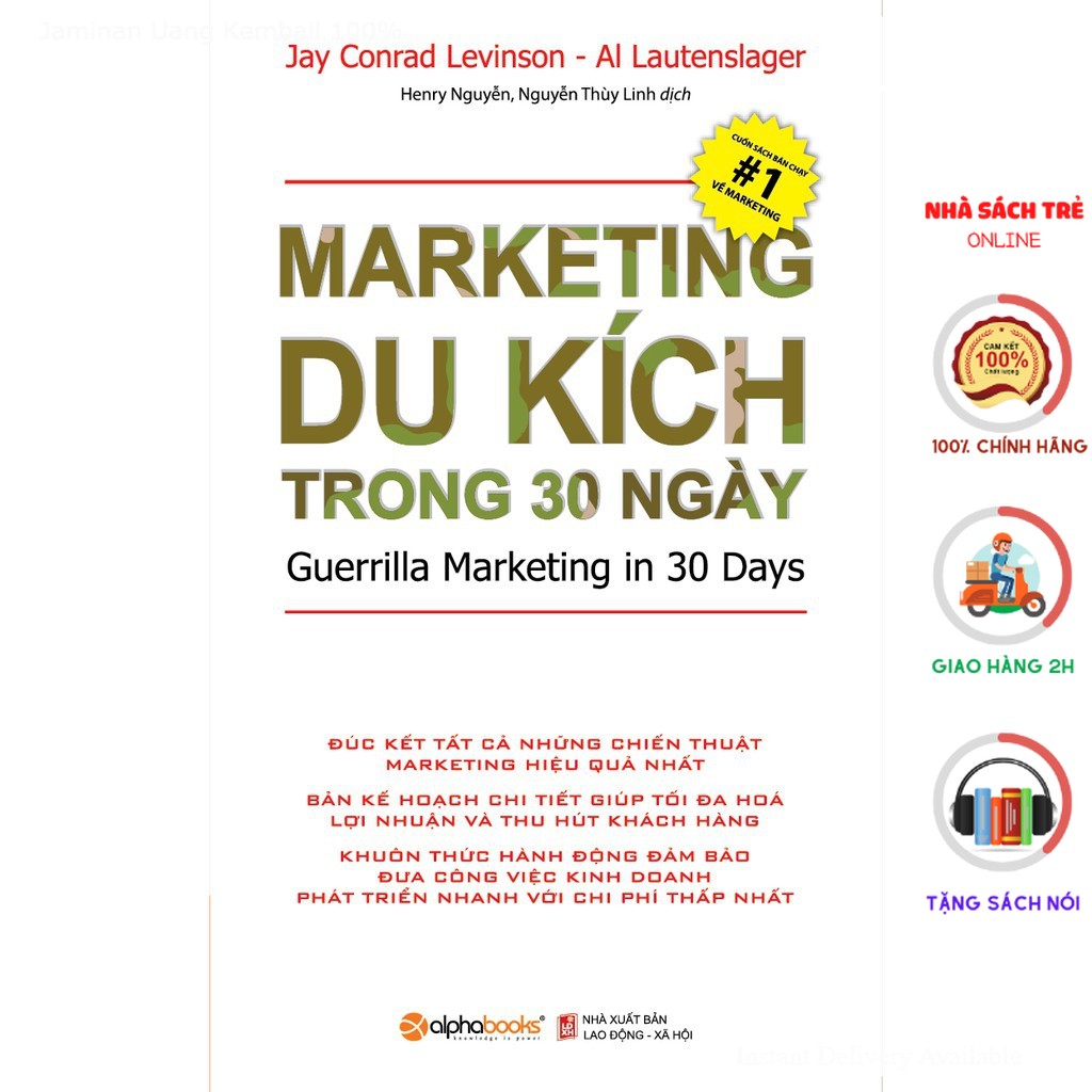 Sách Alphabooks - Marketing Du Kích Trong 30 Ngày