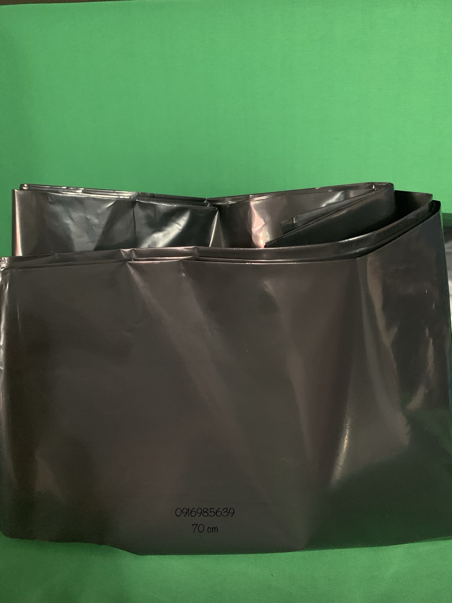 3 KG TÚI XỐP ĐEN 2 QUAI 60CM