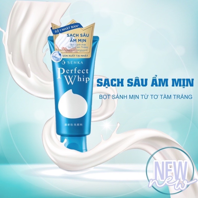 Sữa Rửa Mặt Senka Perfect Whip 100G & 120G