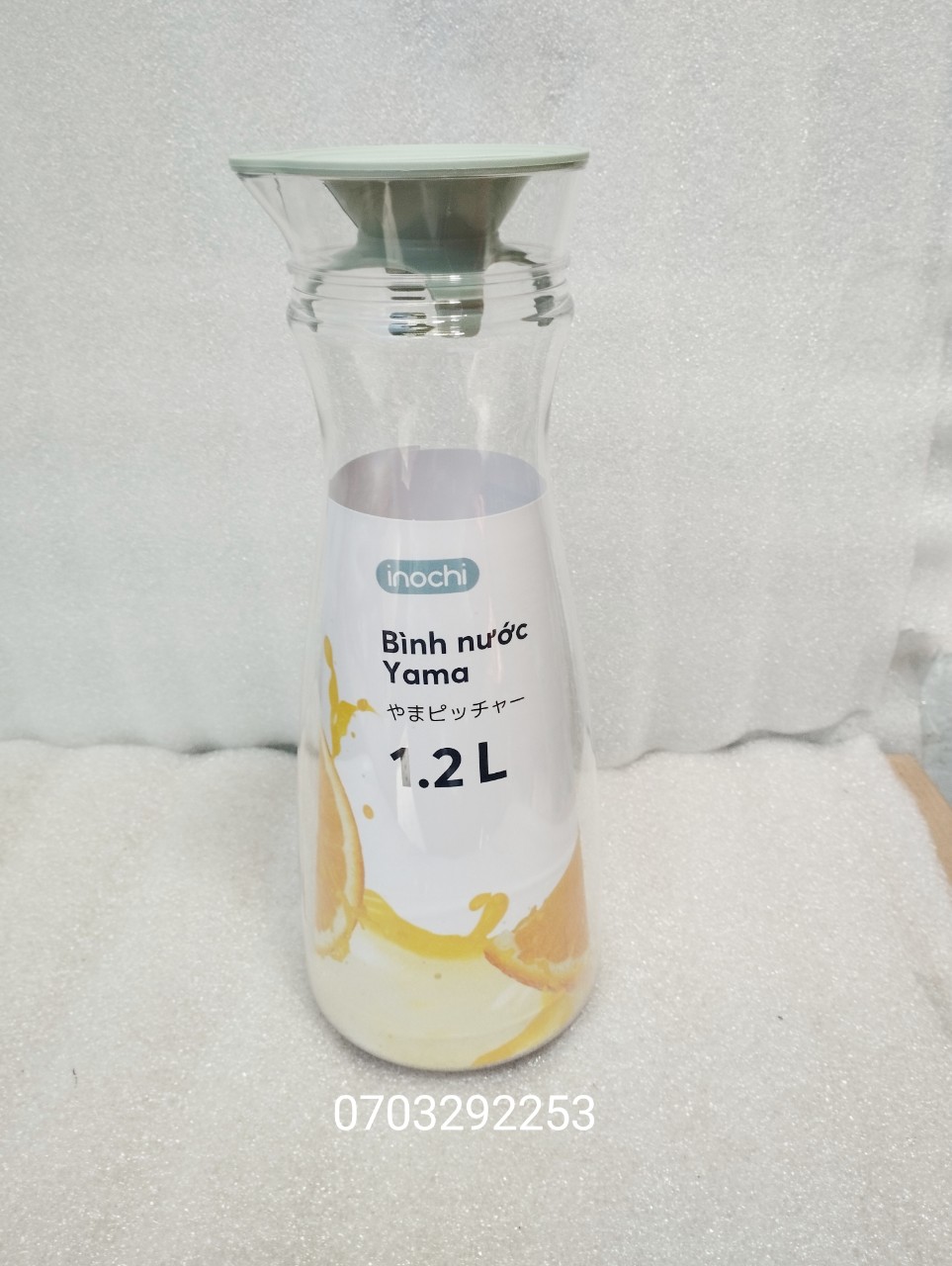 (̣HCM) Bình nước nhựa Yama Inochi 1.2L