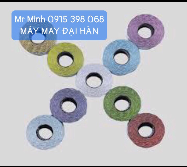 [COMBO 10 CUÔN] Cuộn Đánh Số Meto Số 2 Màu Xanh Lá, Tím, Vàng