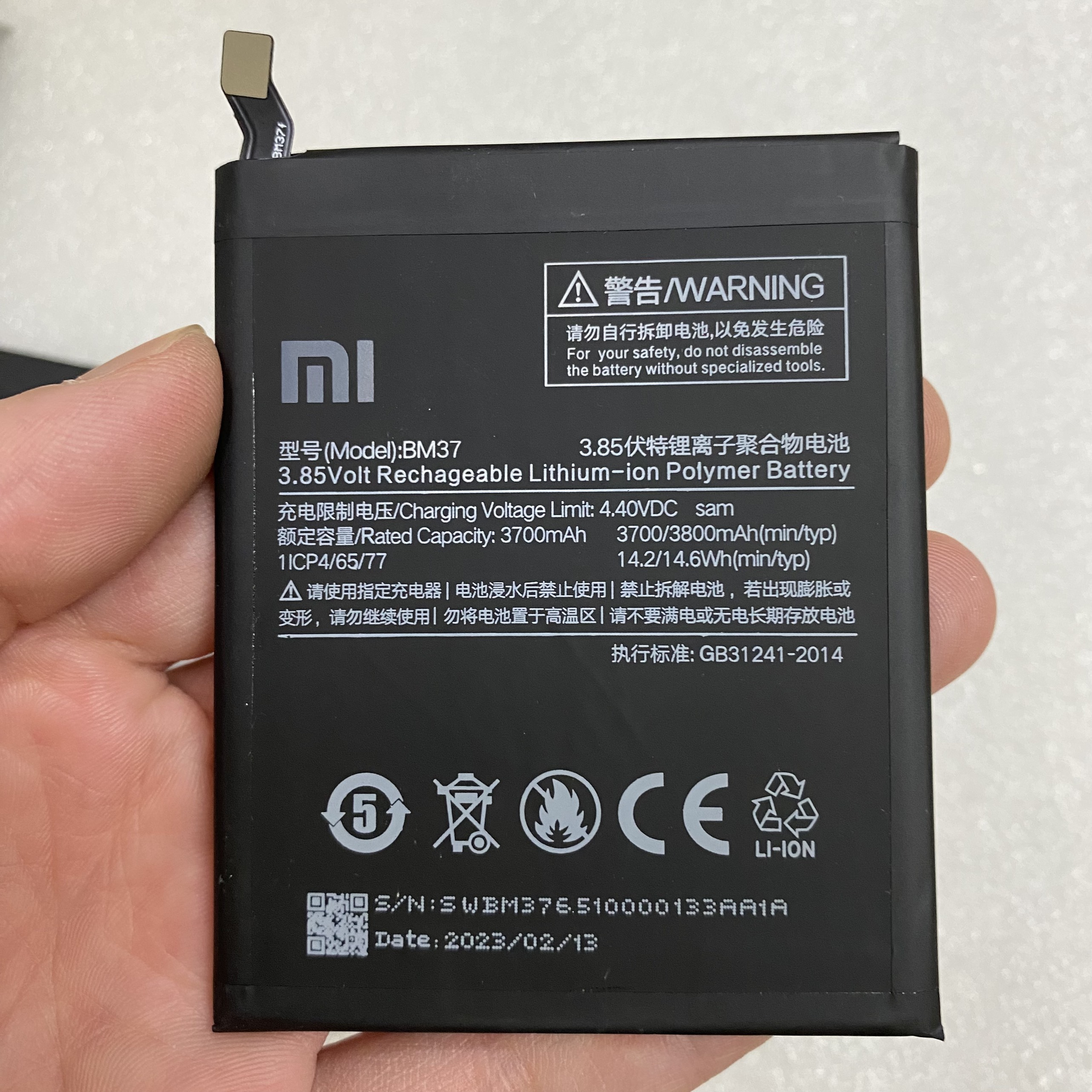 Pin xiaomi mi 5s plus bm37 zin mới 100%