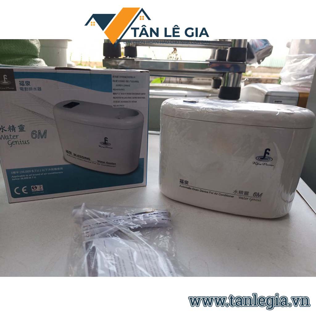 Bơm xả nước thải máy lạnh kingpump small hippo-2 đẩy cao 3m và 6m